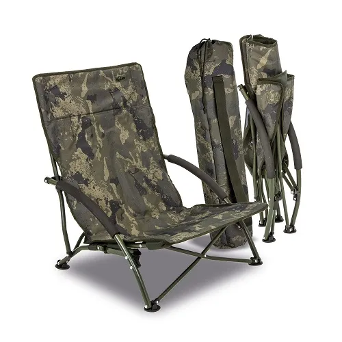 SOLAR TACKLE UNDERCOVER CAMO FOLDABLE EASY CHAIR CA06