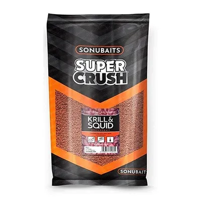 SONUBAITS SUPER CRUSH GROUNDBAIT KRILL &amp; SQUID 2KG S1770040