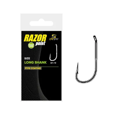 CARP SPIRIT LONG SHANK SIZE 4 X10 ACS350030