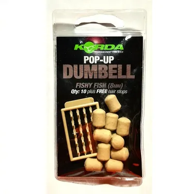 KORDA POP UP DUMBELL FISHY FISH 8MM KPB08