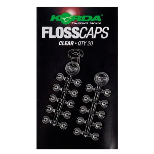 KORDA FLOSS CAPS CLEAR KFLC1