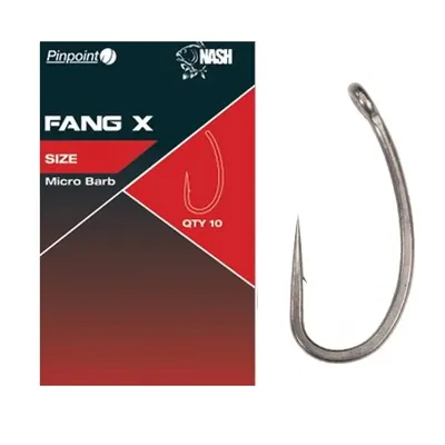 Nash Fang X Barbed Size 8