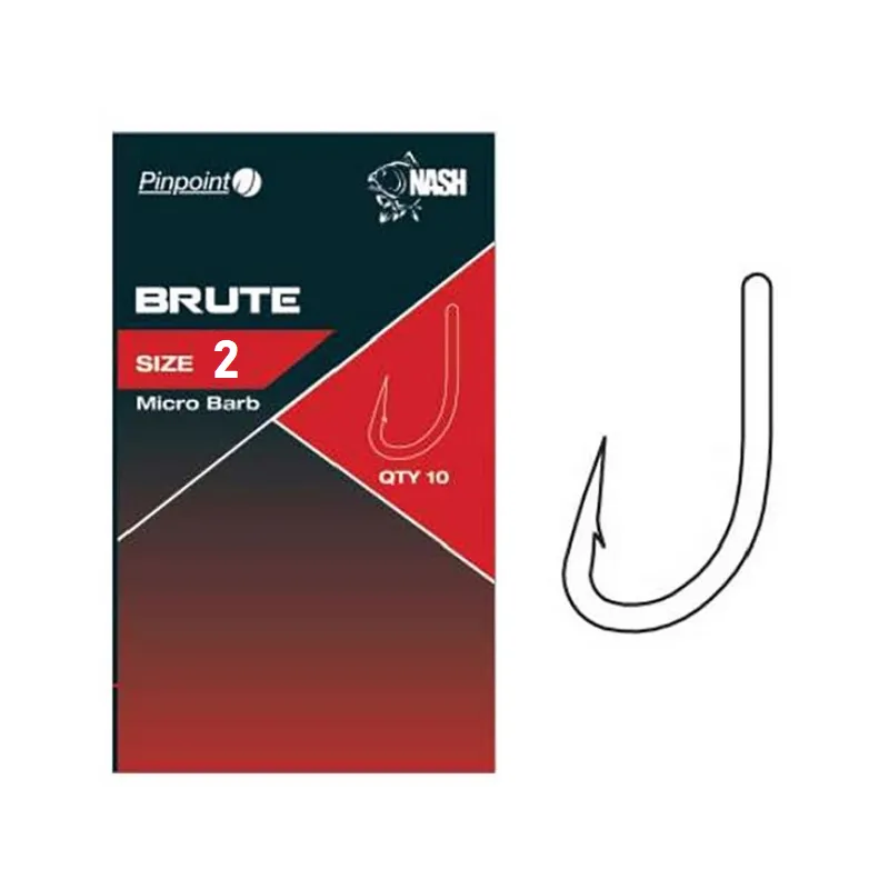Nash Brute Hook Micro Barbed Size 2