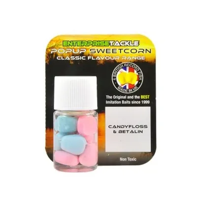 ENTERPRISE TACKLE POPUP SWEETCORN CLASSIC FLAVOUR RANGE CANDYFLOSS & BETALIN ET13FCF