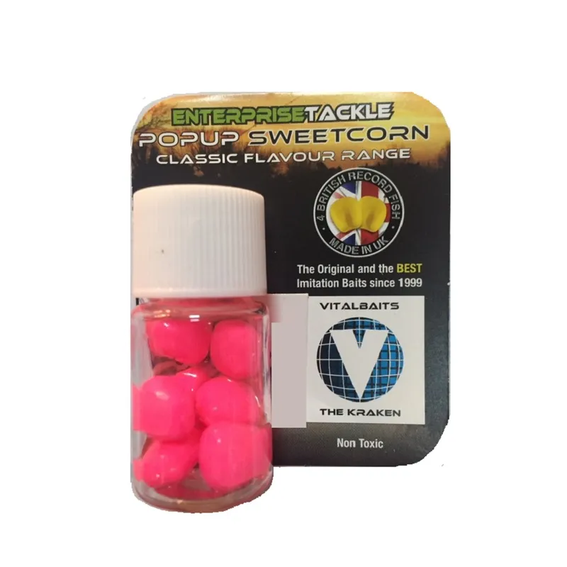 ENTERPRISE TACKLE POPUP SWEETCORN CLASSIC FLAVOUR RANGE THE KRAKEN ROSA ET13VKP