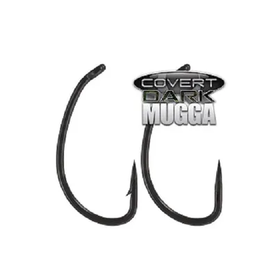 GARDNER COVERT DARK MUGGA HOOKS BARBED SIZE 8 DMH8