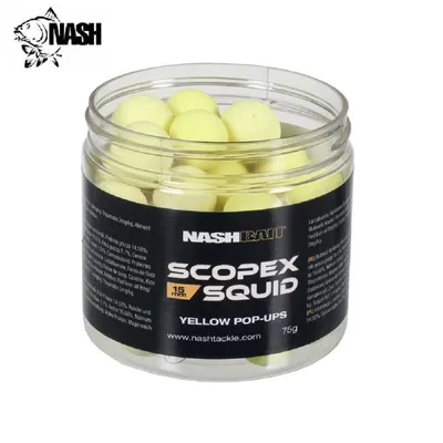 Nash Scopex Squid Pop Ups Yellow 18mm