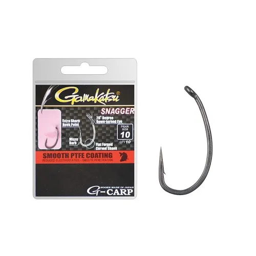 GAMAKATSU SNAGGER HOOK SIZE 4 10 UNID 185035 400