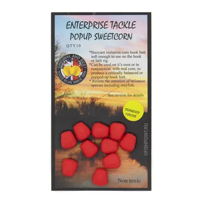 ENTERPRISE TACKLE  POPUP IMITATION SWEETCORN RED STRAWBERRY ET13R