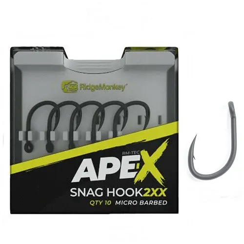 Ridgemonkey Ape-X Snag Hook 2XX Size 2