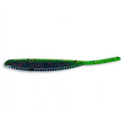 GARY YAMAMOTO SHAD SHAPE 4FT WATERMELON BLACK RED (10 UNID) 68L 10 208
