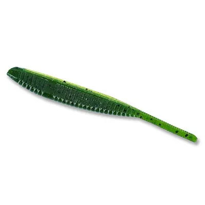 GARY YAMAMOTO SHAD SHAPE 4FT  WATERMELON BLACK BLK (10 UNID) 68L 10 194