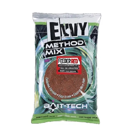 BAIT TECH METHOD MIX ENVY FEEDER RED 2KG ENVYR