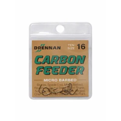 DRENNAN CARBON FEEDER MICRO BARBED  SIZE14 HSCFDM014