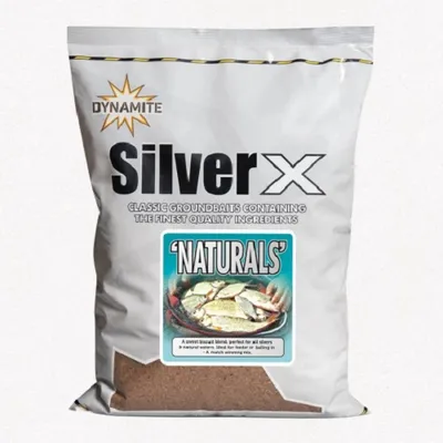 DYNAMITE BAITS GROUNDBAITS SILVER X NATURALS 1.8KG SX533