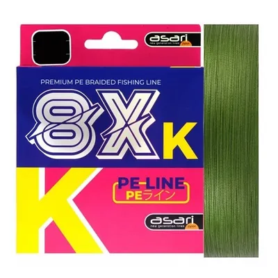 ASARI K 8 PE 8X 0.35MM 34.10KG 75LB 1000M LAK100035