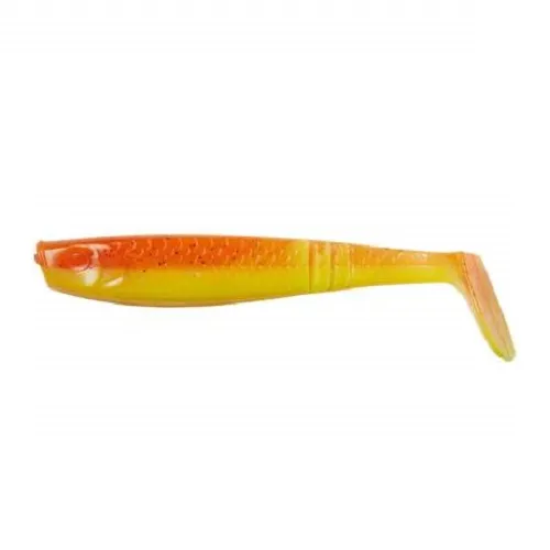 RON THOMPSON SHAD PADDLETAIL UV ORANGE YELLOW BULK 10CM 7G 65435
