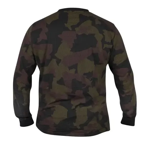 Avid Carp Distortion Camo Lite T-Shirt Long Sleeve Size 2XL