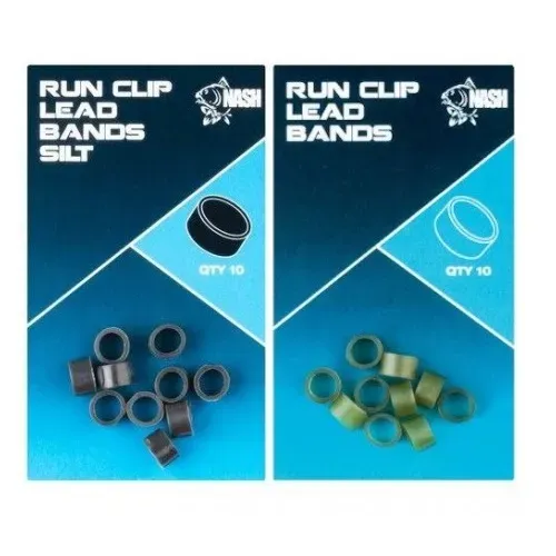 Nash Run Clip Lead Band Silt Qty10