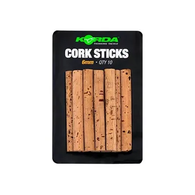 Korda Palos de Corcho Natural Cork Sticks 6mm