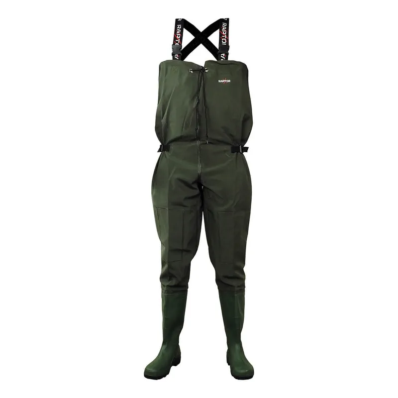 RAPTOR CHEST WADERS PVC OLIVE GREEN SIZE 46 8984046270