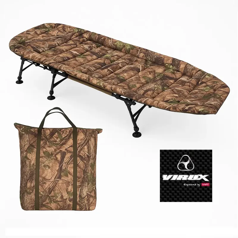 Virux Bedchairs Strike Pro Camo Cama Carpfishing