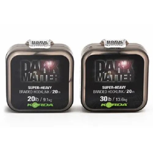 Korda Hilo Trenzado Dark Matter Braid 30lb 136kg 20m