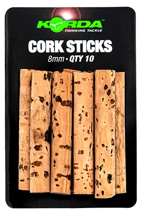 Korda Palos de Corcho Natural Cork Sticks 8mm