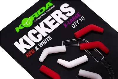 Korda Kickers XL Red/White KICK20
