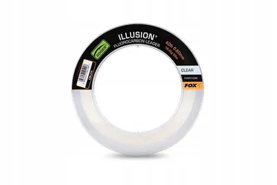 FOX ILLUSION FLUOROCARBON LEADER 40LB 0.60MM 50M CML210