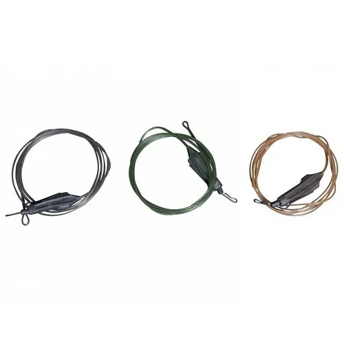 RidgeMonkey Spectre Fluorocarbon Uni Lead Clip Leader Camo Brown
