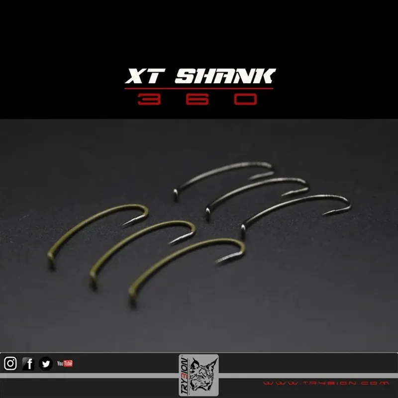 TRYBION HOOKS XT SHANK 360 CAMO SIZE 6 10UNID 10281