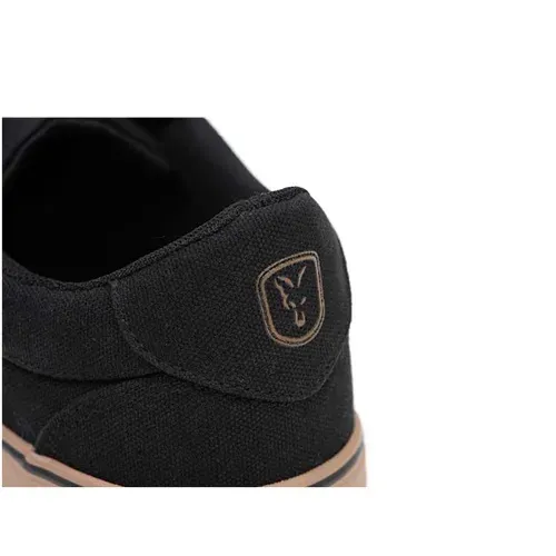 Fox Black Canvas Shoe Size 9/43