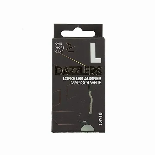 ONE MORE CAST DAZZLERS LONG LEG ALIGNER MAGGOT WHITE L OMCLLM