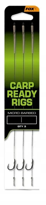 FOX EOS READY RIGS X3 WIDE GAPE SIZE 8 20LB MICRO B ARBED CCR194