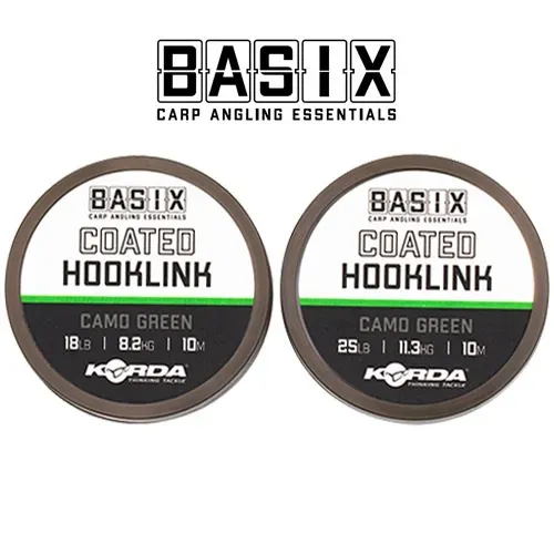 Korda Trenzado Basix Coated Hooklink 25lb 113kg 10m