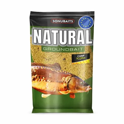 SONUBAITS NATURAL GROUNDBAIT CARP SCOPEX 1KG S1780031