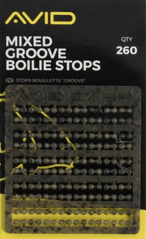 AVID CARP MIXED GROOVE BOILIE STOPS A0640024