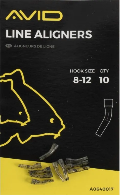AVID CARP LINE ALIGNER HOOK SIZE 8 12 (10 UNID) A0640017