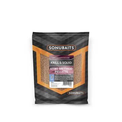 SONUBAITS STIKI KRILL & SQUID METHOD PELLETS 2MM 650G S1800022