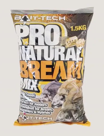 BAIT TECH PRO NATURAL BREAM 1.5KG BT PRONATB