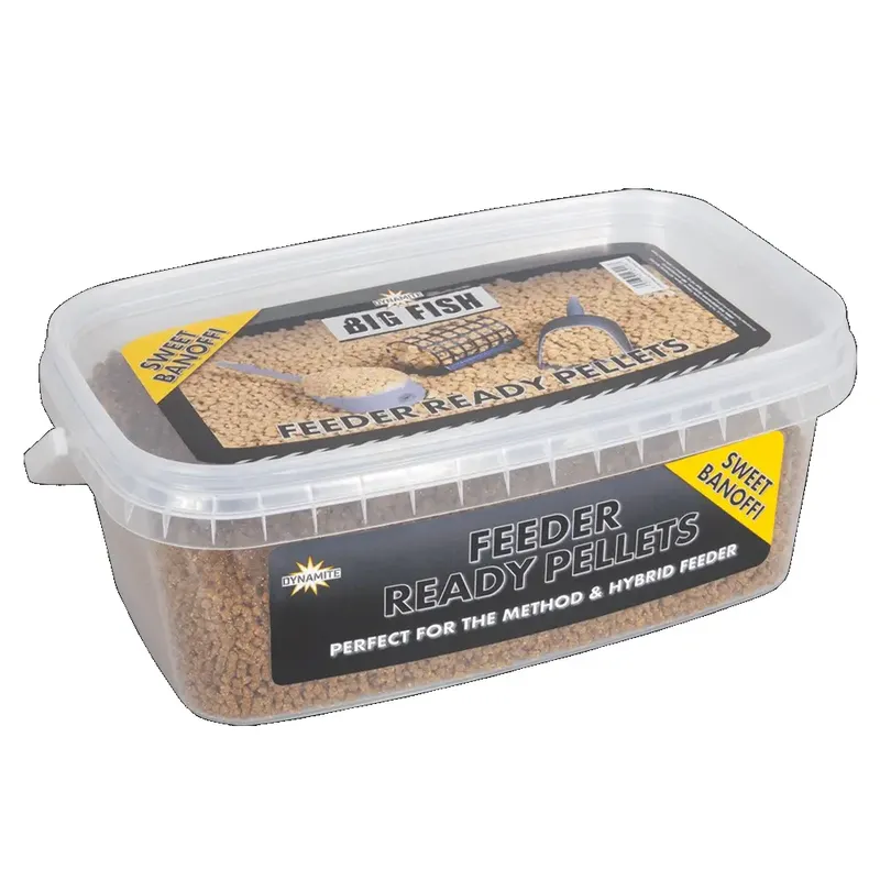 DYNAMITE BAITS SWEET BANOFFI BIG FISH FEEDER READY PELLETS 1.200KG DY1890