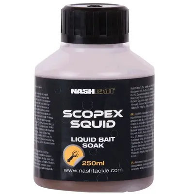 Nash Scopex Squid Liquid Bait Soak 250ml