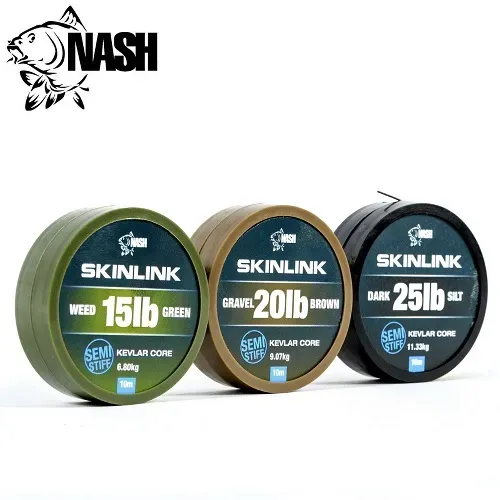 Nash Skinlink Stiff Silt 20Lb 10m