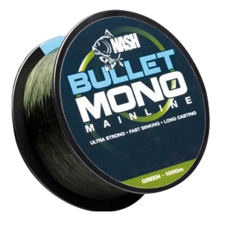 Nash Bullet Mono Green 0,33mm 1000m