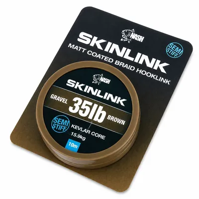 Nash Skinlink Semi Stiff Gravel Brown 35Lb 10m