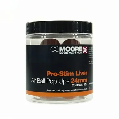 CC MOORE PRO STIM LIVER AIR BALL POP UPS 24MM 90601