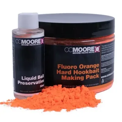 CC MOORE HARD HOOKBAIT FLUORO ORANGE MAKING PACK 200G 95370