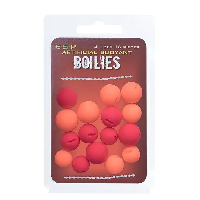 ESP BOILIES ARTIFICIAL BUOYANT ORANGE & RED 4 SIZE 16 UNID ETBBOR01
