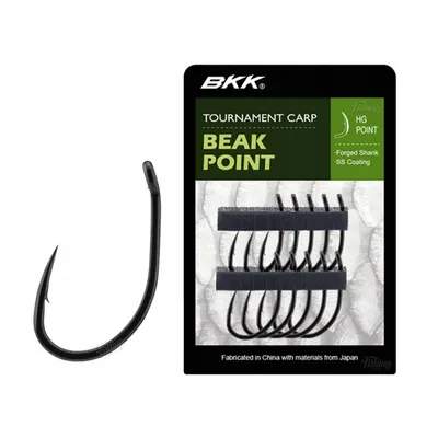 BKK HOOK TOURNAMENT CARP BEAK POINT SIZE 6 10PCS